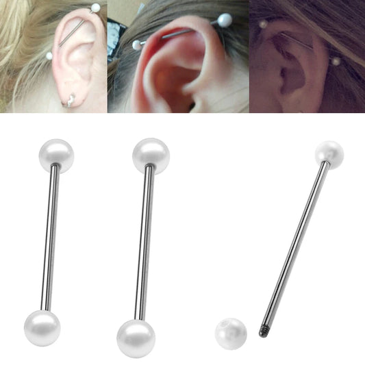 1PC Industrial Piercings Barbell Fashion Ear Industrial Rings Body Jewelry Piercing