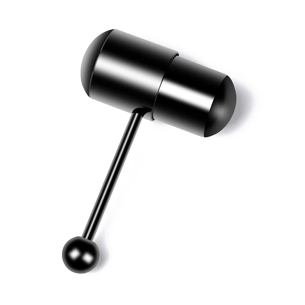 1Piece Surgical Steel Vibrating Tongue Ring 16G Tongue Piercing Ring Vibrating Tongue Piercing Bar Body Jewelry Lengua Fashion