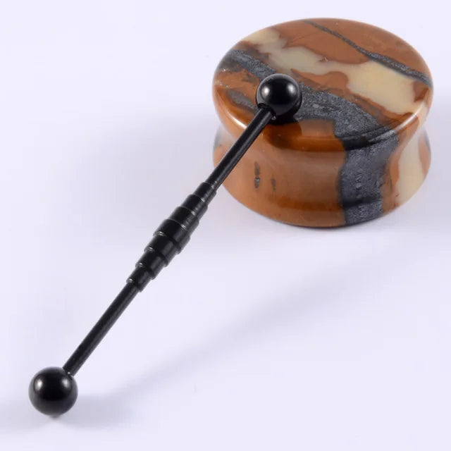 14G Cross Industrial Barbell Piercing Heart Earring Straigh Bar Cartilage Ear Piercing Barbells Body Jewelry Ear Piercing Ring