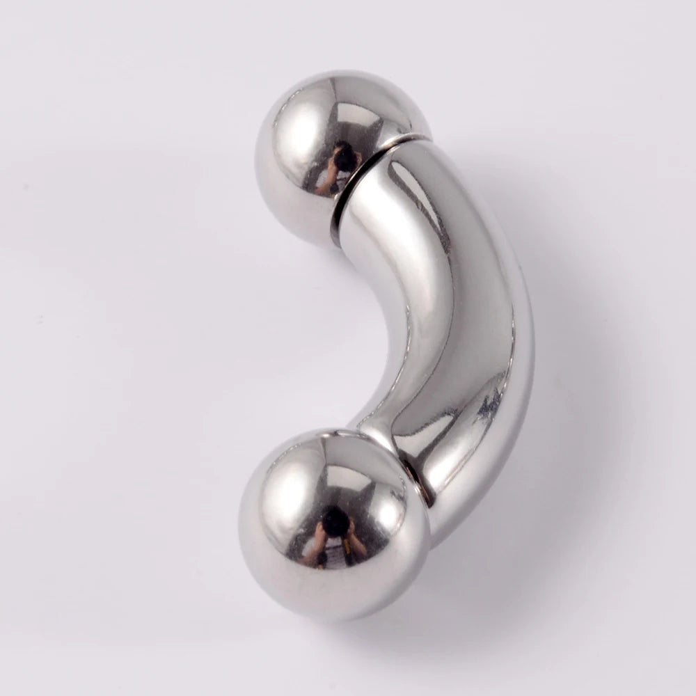 1PC Stainless Steel Straight Barbell Rings Curved Banana Penis Tragus Ear Piercing Male Genital Nipple Bar Fashion Body Piercing