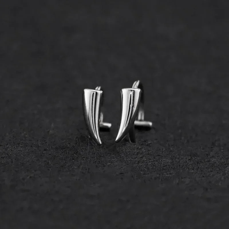 2PCS Gothic Lip Rings - Stainless Steel Fake Piercing Lip Clips for Women