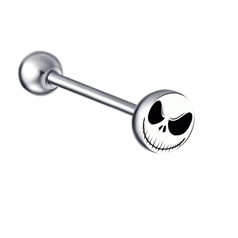 1PC 28 Styles Tongue Ring Piercing Sexy Tongue Barbell Surgical Stainless Steel Cross Nightclub Bar Stud Piercing Body Jewelry