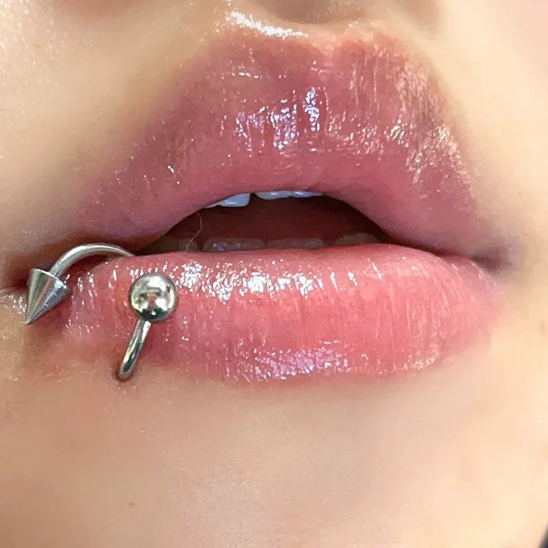 Versatile Stainless Steel Horseshoe Ring - Septum, Lip, Tragus Piercing
