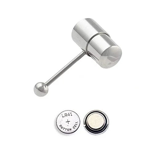 1 Pc Special Design Vibrating Tongue Piercing 1.2*17mm Barbell Stainless Steel Tongue Rings Body Jewelry Hot Selling Apparel