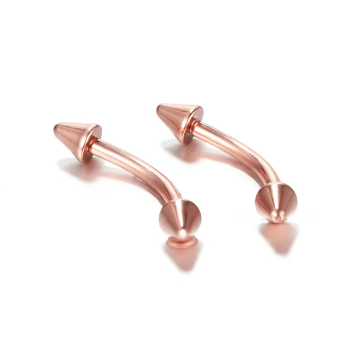 10Pcs Epoxy Curved Barbells Eyebrow Rings Piercing Jewelry Banana Bar Cartilage Tragus Body Piercing Gift