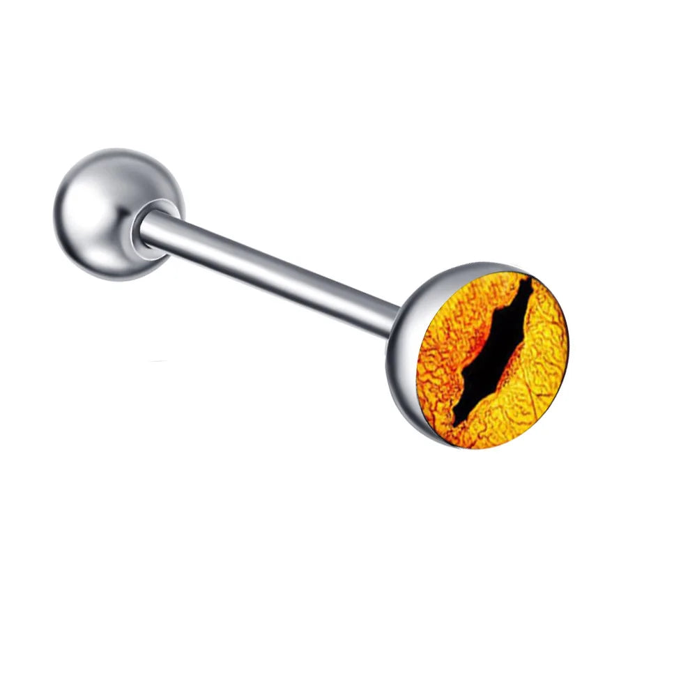 1PC 28 Styles Tongue Ring Piercing Sexy Tongue Barbell Surgical Stainless Steel Cross Nightclub Bar Stud Piercing Body Jewelry