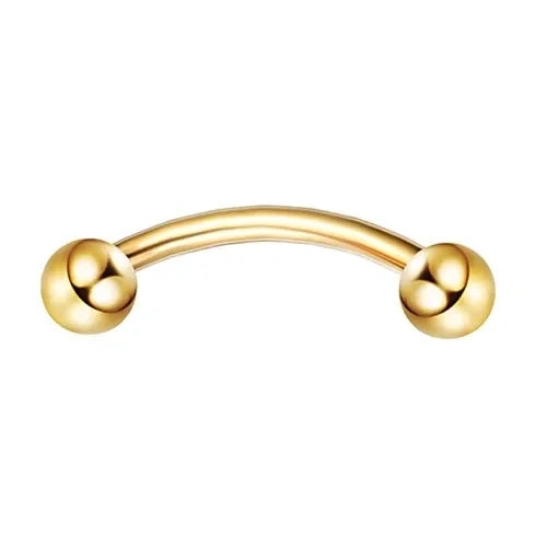 1PC Surgical Steel Piercing Jewelry Curved Barbell Eyebrow Ring Helix Tragus Lip Piercing Daith Rook Earrings for Women