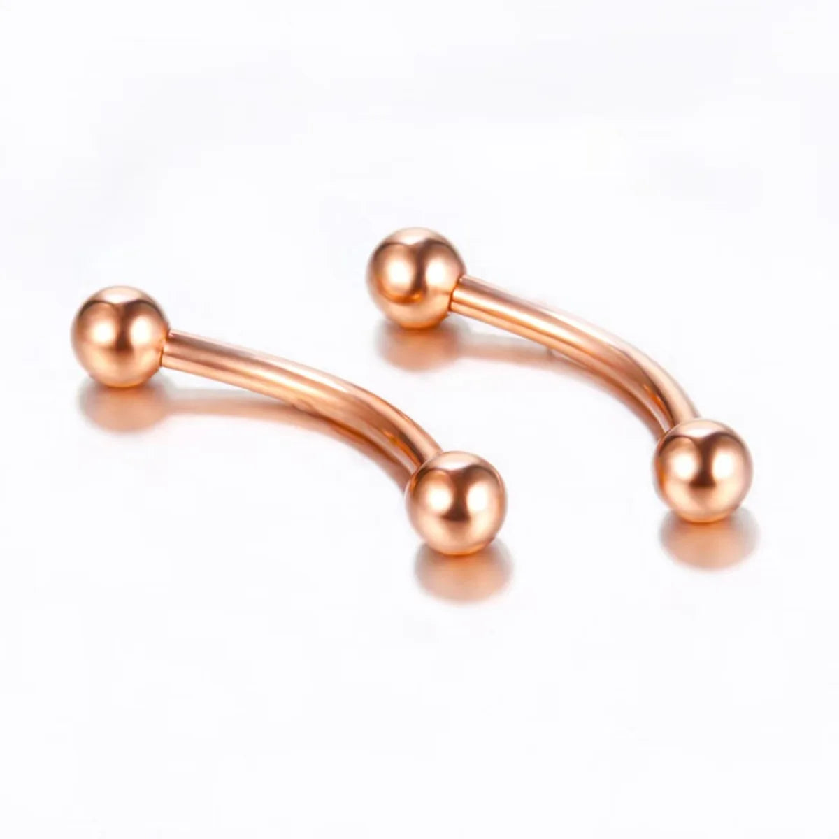 10Pcs Epoxy Curved Barbells Eyebrow Rings Piercing Jewelry Banana Bar Cartilage Tragus Body Piercing Gift