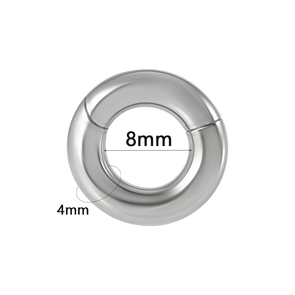1PC Surgical Steel Septum Clicker Segment Hinged Ring Nose Eyebrow Lip Hoop Ear Cartilage Tragus Helix Ear Lobe Piercing Jewelry