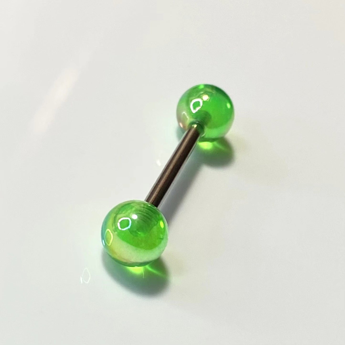 Tongue Nail Fashion Acrylic Tongue Ring Piercing Ear Nipple Rings Wear Lip Retro Stud Earring Puncture Jewelry