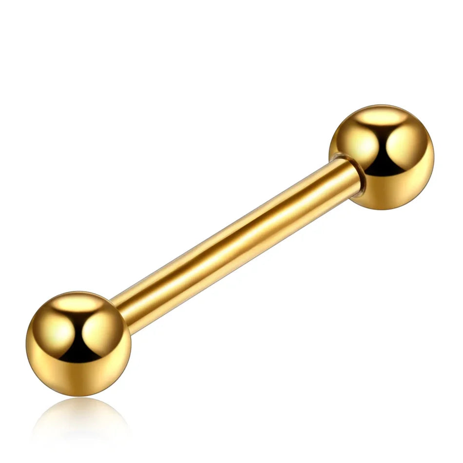 1PC Stainless Steel Heart Shaped Tongue Ring Barbell Tongue Piercing Cute Bar Ear Tragus Studs Labret Piercing Body Jewelry