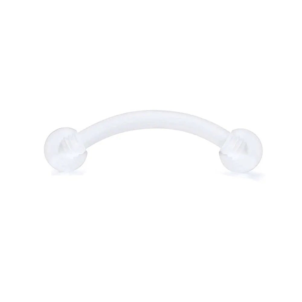 WKOUD Curved Barbell Stainless Steel Snake Eyes Eyebrow Ear Navel Lip Tongue Rings Nipplerings Nipple Ring Body Piercing Jewelry