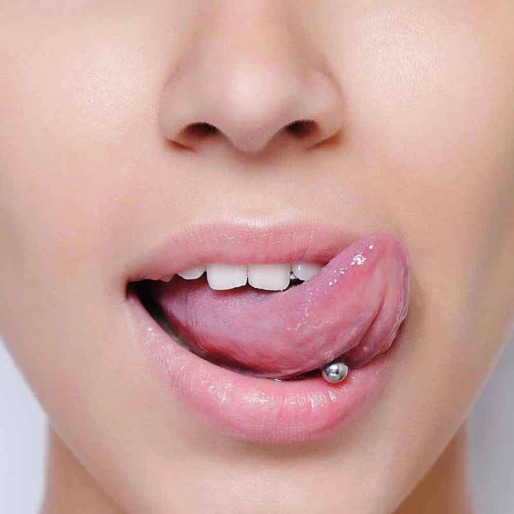 1PCS Surgical Steel Big Size Curved Ring Large Gauge Tongue Curved barbell Curved Banana Gauge Man Body Piercing Jewelry