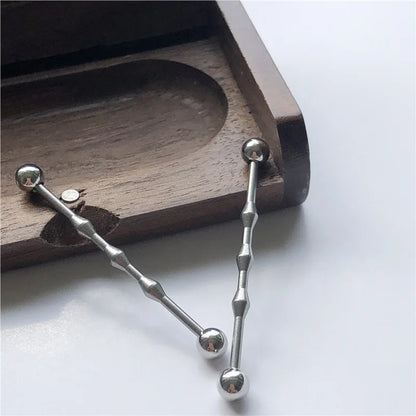 14G Cross Industrial Barbell Piercing Heart Earring Straigh Bar Cartilage Ear Piercing Barbells Body Jewelry Ear Piercing Ring