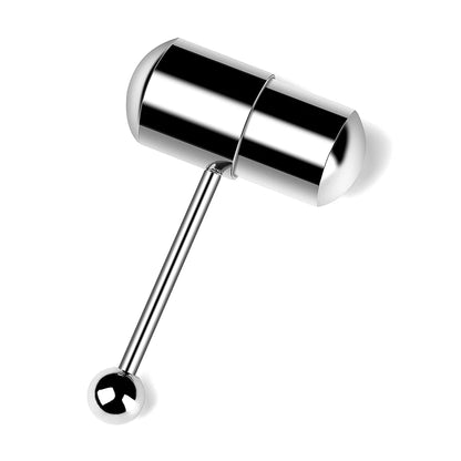 1Piece Surgical Steel Vibrating Tongue Ring 16G Tongue Piercing Ring Vibrating Tongue Piercing Bar Body Jewelry Lengua Fashion