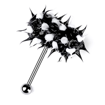 1Piece Surgical Steel Vibrating Tongue Ring 16G Tongue Piercing Ring Vibrating Tongue Piercing Bar Body Jewelry Lengua Fashion