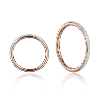 Factory Outlet 316L Steel Material Opal Earrings Body Jewelry Body Piercing Jewelry Trade Price