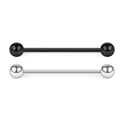 14G Cross Industrial Barbell Piercing Heart Earring Straigh Bar Cartilage Ear Piercing Barbells Body Jewelry Ear Piercing Ring