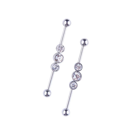 1pcs Rabbit Long Industrial Barbell Earring 316L Stainless Steel Industrial Piercing Body Jewelry пирсинг Bijoux