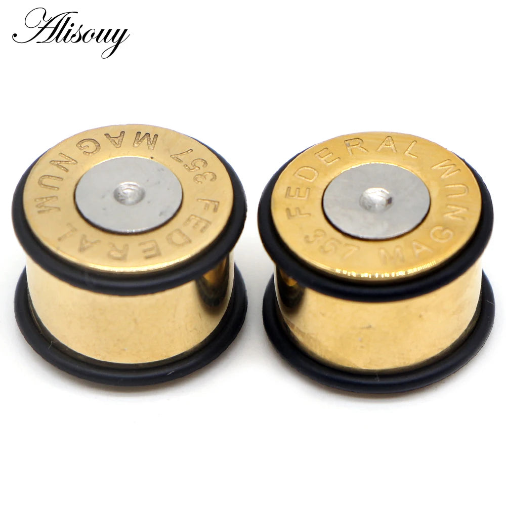 Stainless Steel Ear Plugs & Tunnels - Comfortable & Stylish Jewelry for Any Event