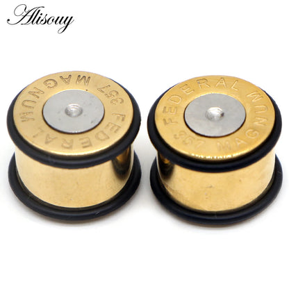 Stainless Steel Ear Plugs & Tunnels - Comfortable & Stylish Jewelry for Any Event