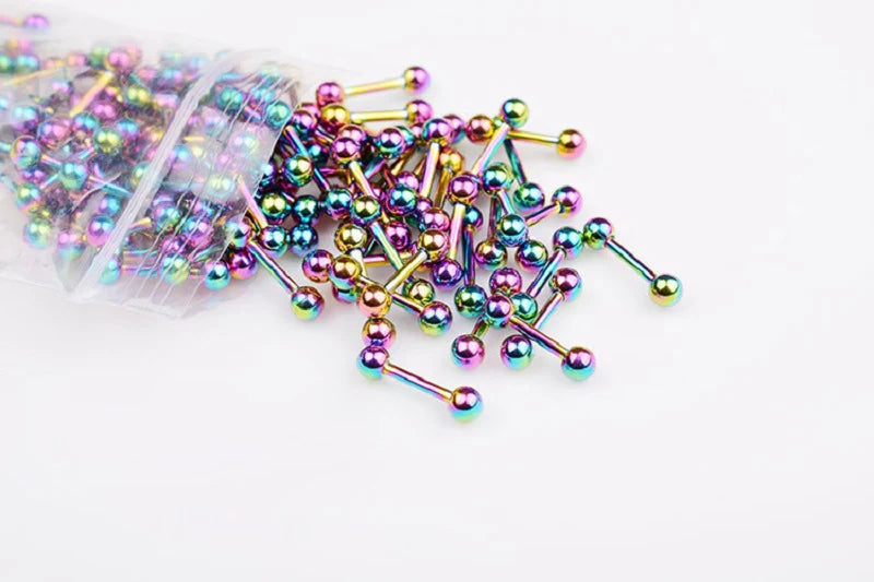 Stainless Steel Tragus Stud Earrings for Men and Women - 3pc Set