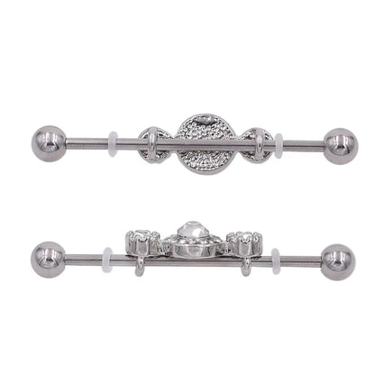 1PC Industrial Barbell Piercing Earrings Long Bar Cartilage Scaffold  Body Jewery