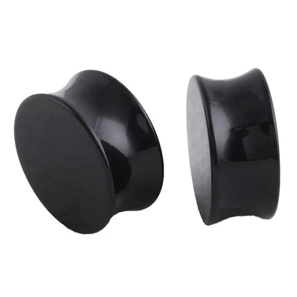 Pair Saddle Acrylic Ear Plugs Tunnels Piercigns Plug Ear Expanders Stretchers Earring Gauges for Men Women Body Jewelry