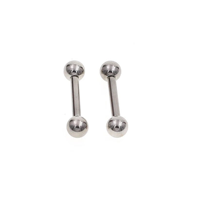 1Pc Big Size 2.0*12+5mm Straight Barbell Tongue Stud Piercing Earring 12 Gauge Tongpiercing Tongue rings Body Jewelry