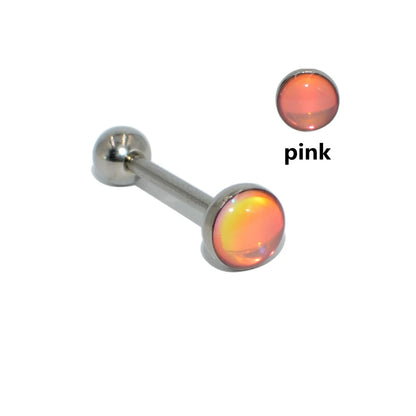 Elegant Titanium Tongue Ring for Women - Versatile and Comfortable Body Jewelry