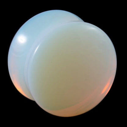 2PCS Heart Ear Plugs Natural Stone Ear Gauge Earring Flesh Tunnel Quartz Obsidian Opal Ears Expander Body Piercing 6-16mm