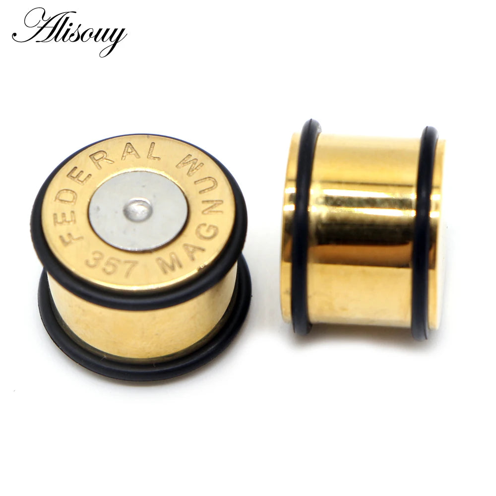 Stainless Steel Ear Plugs & Tunnels - Comfortable & Stylish Jewelry for Any Event