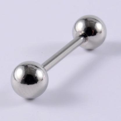 1PCS Surgical Steel Tongue Rings Punk Rock Style Hypoallergenic Piercing Tongue Nails Tongue Barbells Piercing Body Jewelry 14g