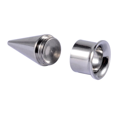 3PCS Unisex 2 in 1 Ear Taper Surgical Steel Screw Fit Interchangeable Ear Tunnel Stretcher Expander Ear Gauges Piercing Earrings