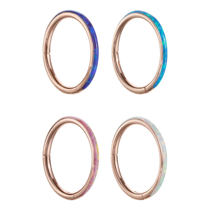 Factory Outlet 316L Steel Material Opal Earrings Body Jewelry Body Piercing Jewelry Trade Price