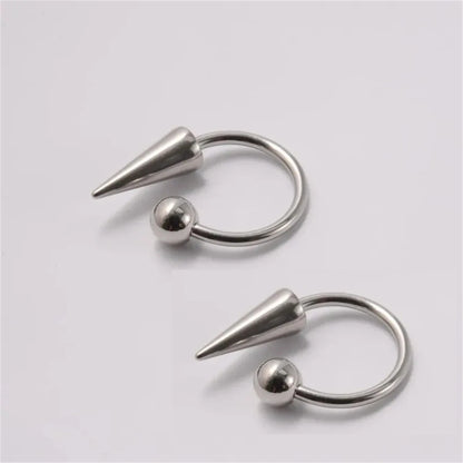 Versatile Stainless Steel Lip Ring Set - Comfortable & Stylish Body Jewelry for All Occasions