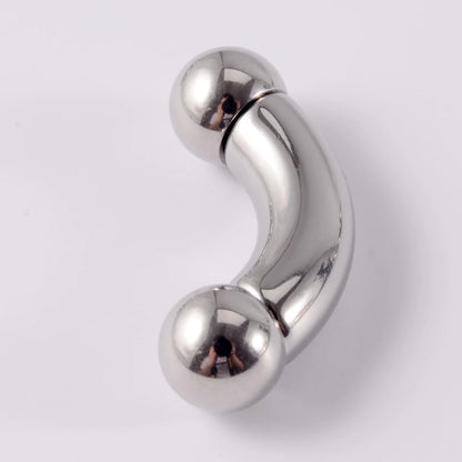 1PC Stainless Steel Straight Barbell Rings Curved Banana Penis Tragus Ear Piercing Male Genital Nipple Bar Fashion Body Piercing