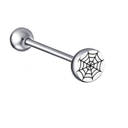 1PC 28 Styles Tongue Ring Piercing Sexy Tongue Barbell Surgical Stainless Steel Cross Nightclub Bar Stud Piercing Body Jewelry