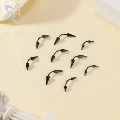 Versatile Stainless Steel Eyebrow Piercing Ring for All Occasions