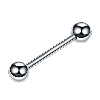 1PC Stainless Steel Heart Shaped Tongue Ring Barbell Tongue Piercing Cute Bar Ear Tragus Studs Labret Piercing Body Jewelry