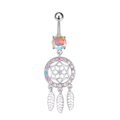 Elegant Stainless Steel Crystal Bat Faux Nose Ring - Non-Piercing Clip on Hoop