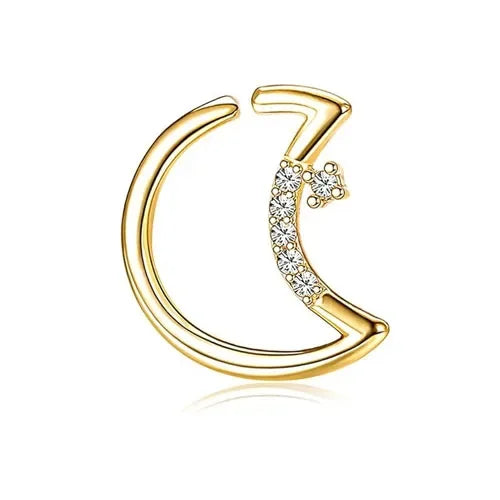 1PC Surgical Steel Piercing Jewelry Curved Barbell Eyebrow Ring Helix Tragus Lip Piercing Daith Rook Earrings for Women