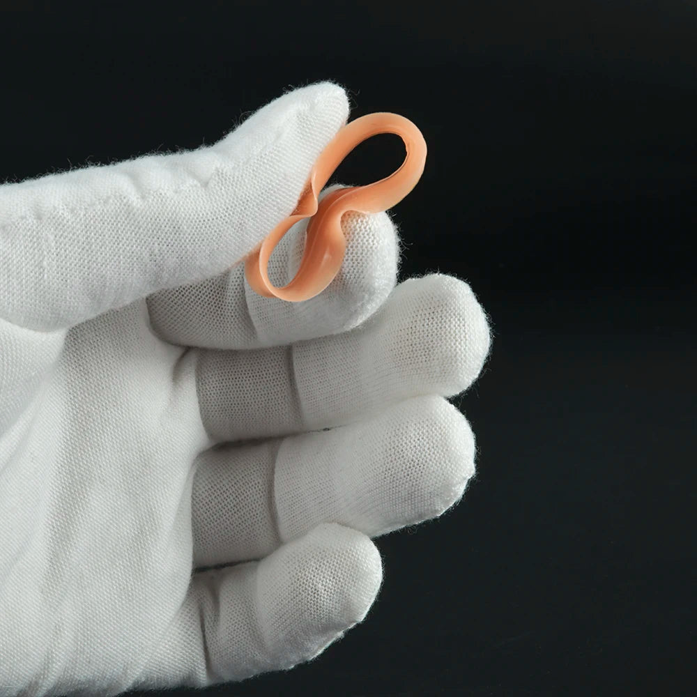 Pair Skin Thin Soft Flexible Ear Tunnels Double Flare Ear Plugs Flesh Tunnel Ear Gauge Expander Stretcher Earlets Earrings