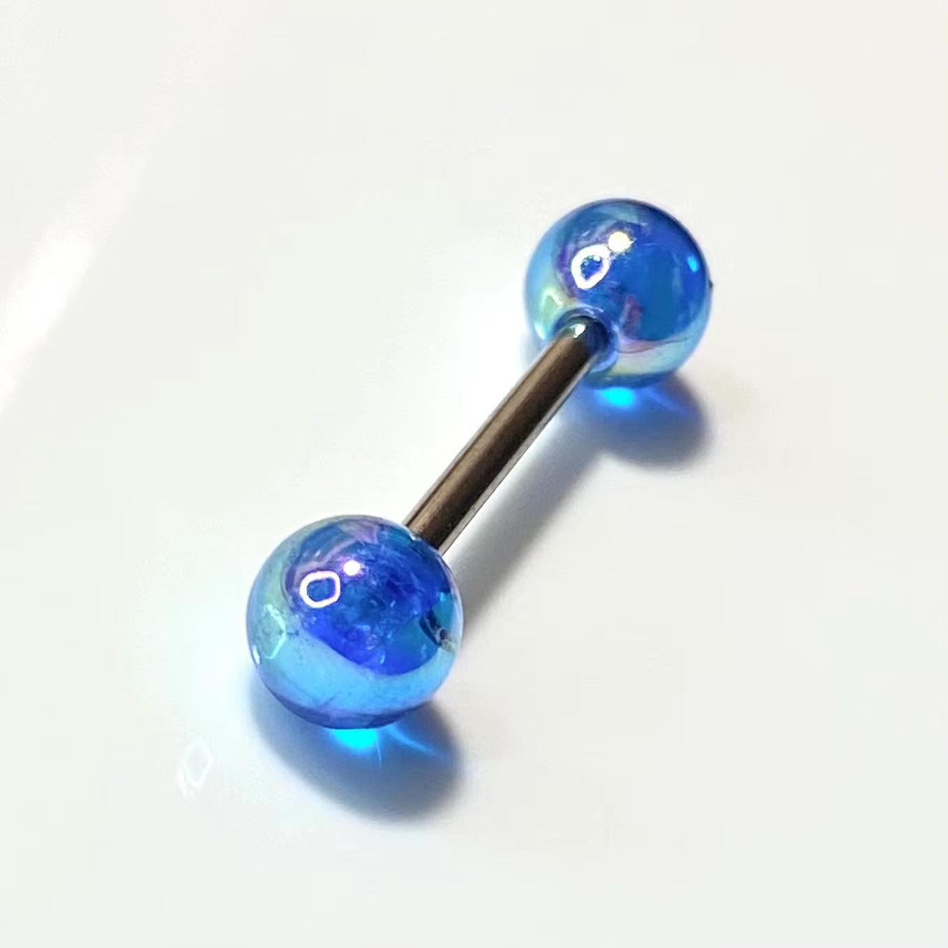 Tongue Nail Fashion Acrylic Tongue Ring Piercing Ear Nipple Rings Wear Lip Retro Stud Earring Puncture Jewelry