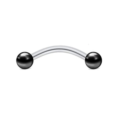 WKOUD Curved Barbell Stainless Steel Snake Eyes Eyebrow Ear Navel Lip Tongue Rings Nipplerings Nipple Ring Body Piercing Jewelry