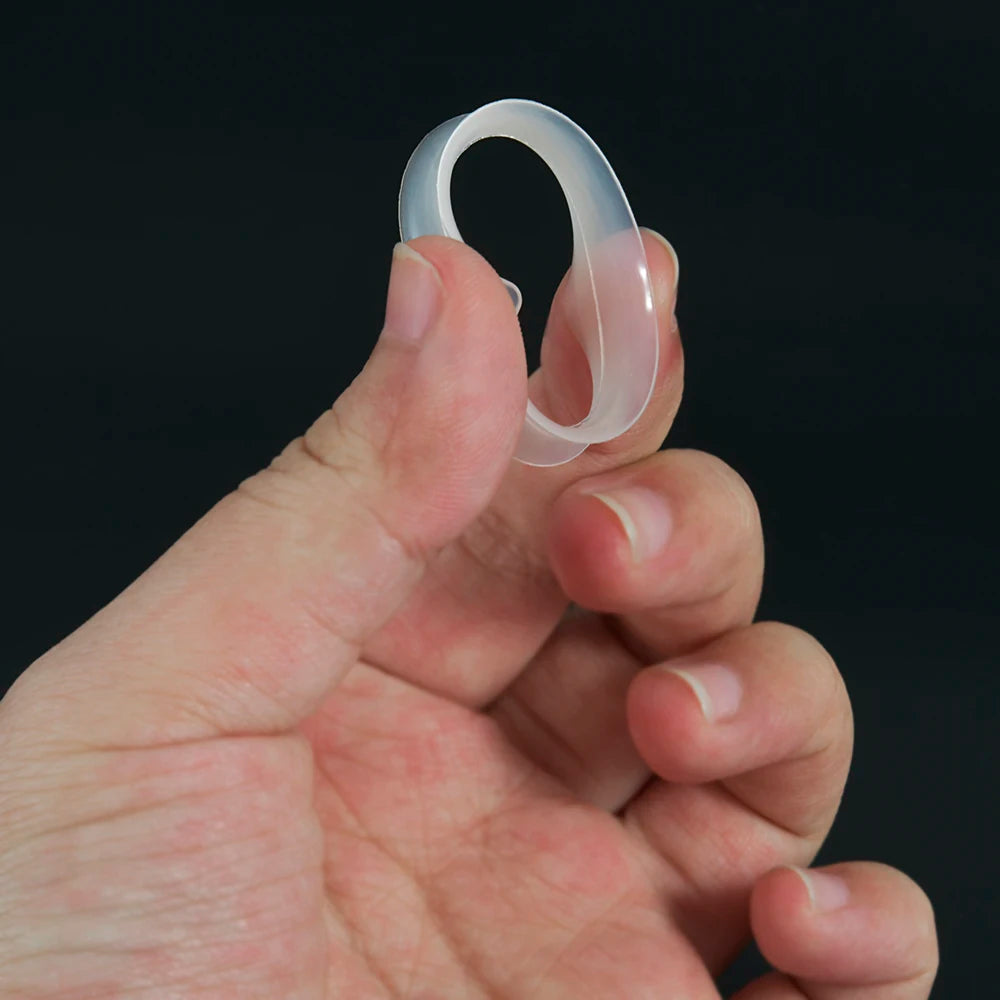 Pair Skin Thin Soft Flexible Ear Tunnels Double Flare Ear Plugs Flesh Tunnel Ear Gauge Expander Stretcher Earlets Earrings