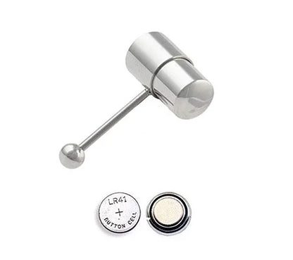 1 Pc Special Design Vibrating Tongue Piercing 1.2*17mm Barbell Stainless Steel Tongue Rings Body Jewelry Hot Selling Apparel