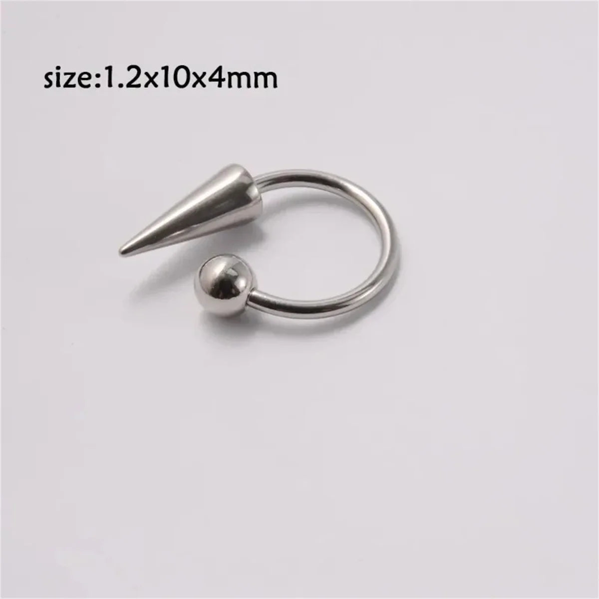 Versatile Stainless Steel Lip Ring Set - Comfortable & Stylish Body Jewelry for All Occasions