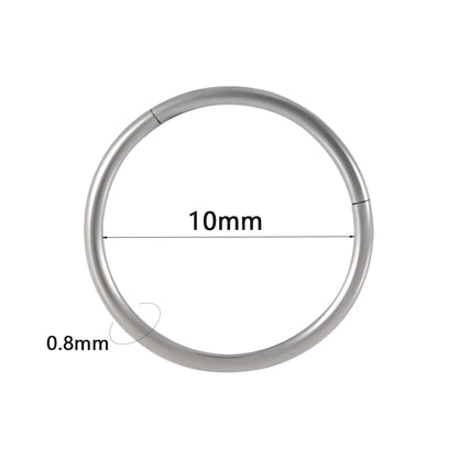 1PC Surgical Steel Septum Clicker Segment Hinged Ring Nose Eyebrow Lip Hoop Ear Cartilage Tragus Helix Ear Lobe Piercing Jewelry