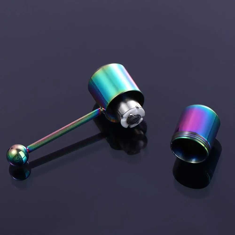 Vibrating Barbell Tongue Piercings Women Vibration Tongue Stud Piercing Jewelry Body Jewelry Vibrating Tongue Nail Tongue Ring